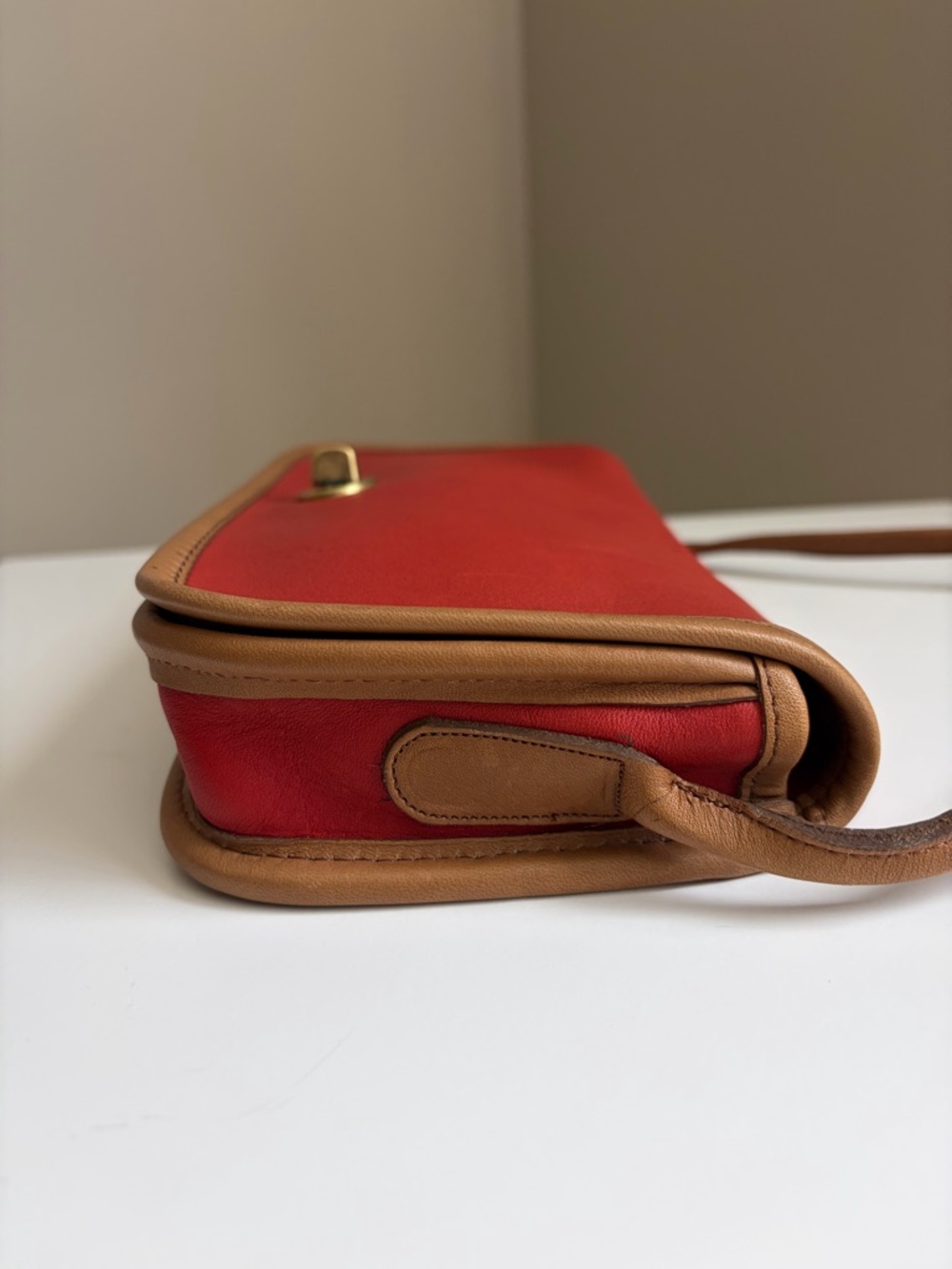Coach Vintage Spectator Dinky Bag | Rust Orange - Picture 6 of 11